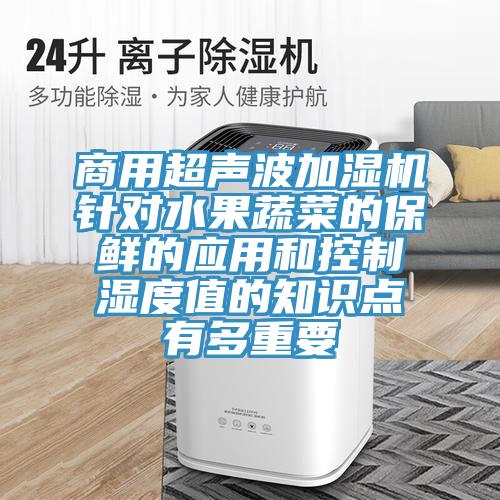 商用超聲波加濕機(jī)針對水果蔬菜的保鮮的應(yīng)用和控制濕度值的知識點(diǎn)有多重要