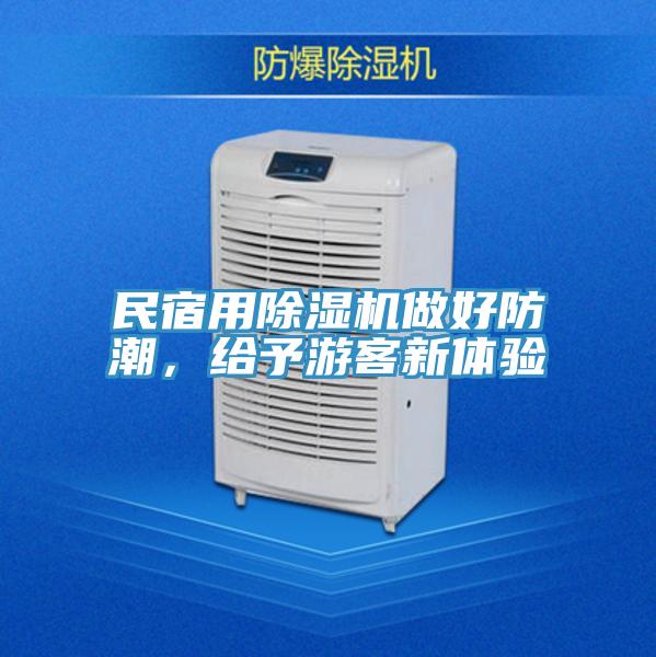 民宿用除濕機做好防潮，給予游客新體驗