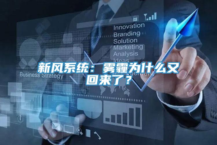 新風(fēng)系統(tǒng)：霧霾為什么又回來了？