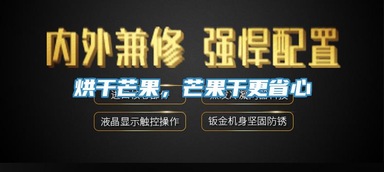 烘干芒果，芒果干更省心