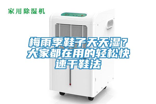 梅雨季鞋子天天濕？大家都在用的輕松快速干鞋法