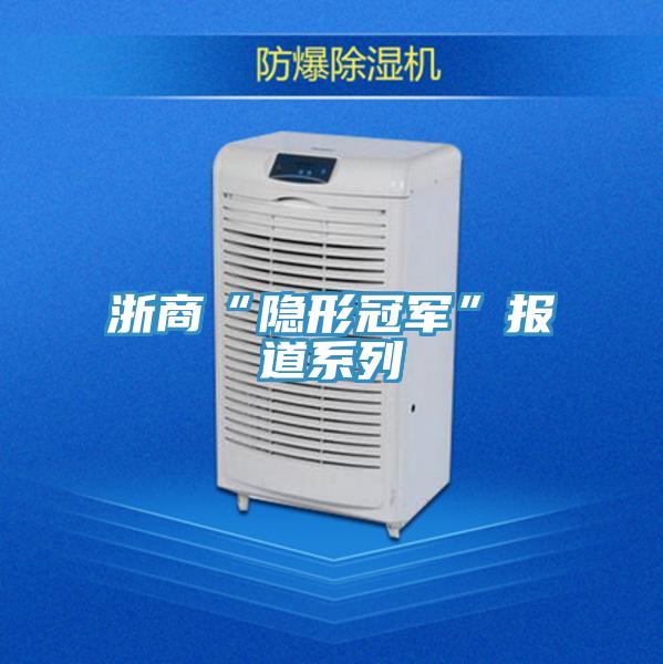 浙商“隱形冠軍”報(bào)道系列