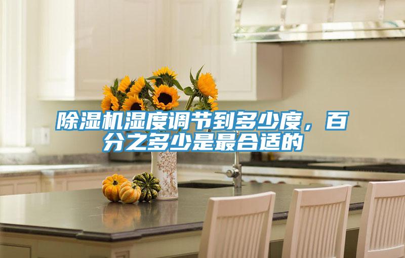 除濕機濕度調(diào)節(jié)到多少度，百分之多少是最合適的