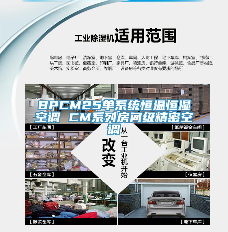 BPCM25單系統(tǒng)恒溫恒濕空調(diào) CM系列房間級精密空調(diào)