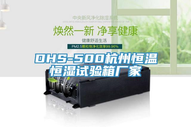 DHS-500杭州恒溫恒濕試驗(yàn)箱廠家