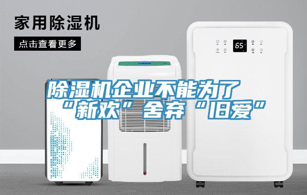 除濕機企業(yè)不能為了“新歡”舍棄“舊愛”