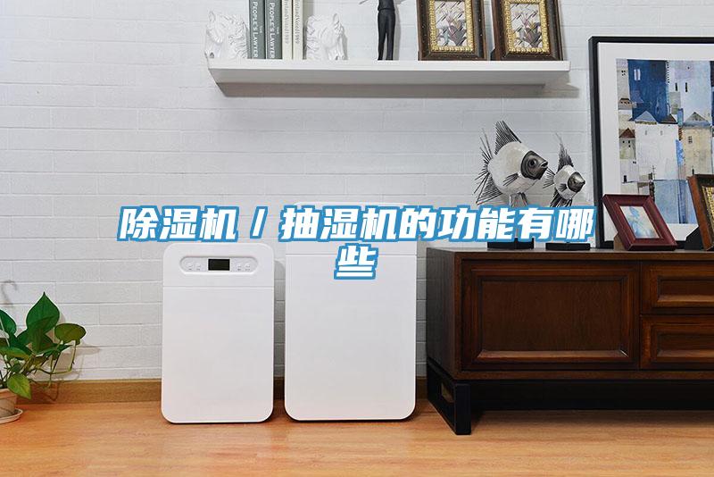 除濕機(jī)／抽濕機(jī)的功能有哪些