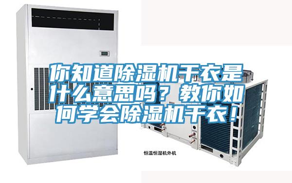 你知道除濕機干衣是什么意思嗎？教你如何學(xué)會除濕機干衣！