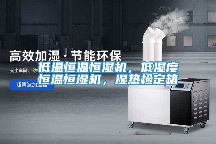 低溫恒溫恒濕機(jī)，低濕度恒溫恒濕機(jī)，濕熱檢定箱