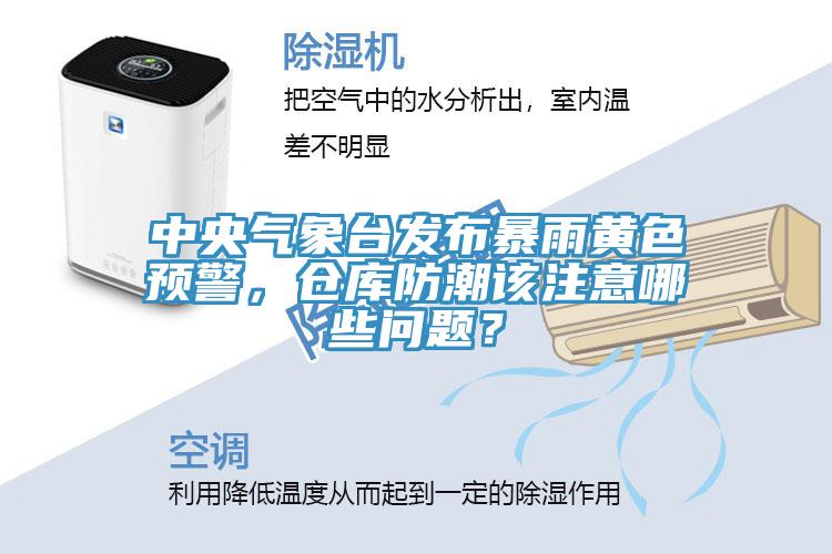 中央氣象臺(tái)發(fā)布暴雨黃色預(yù)警，倉(cāng)庫(kù)防潮該注意哪些問(wèn)題？