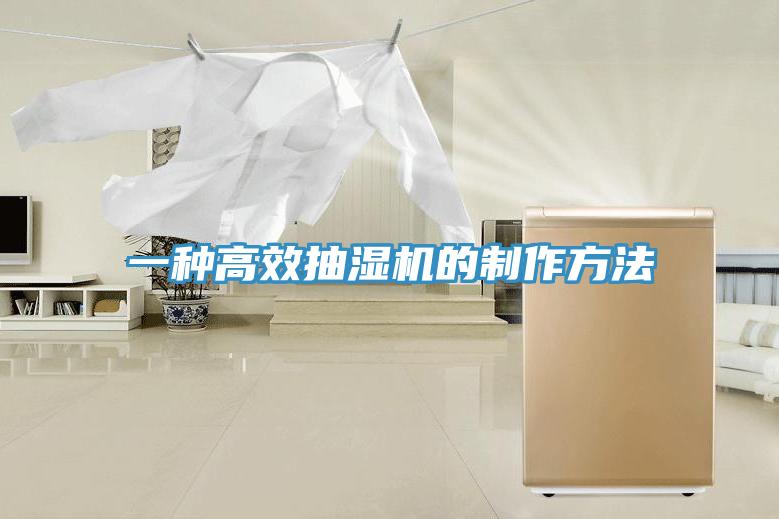 一種高效抽濕機的制作方法