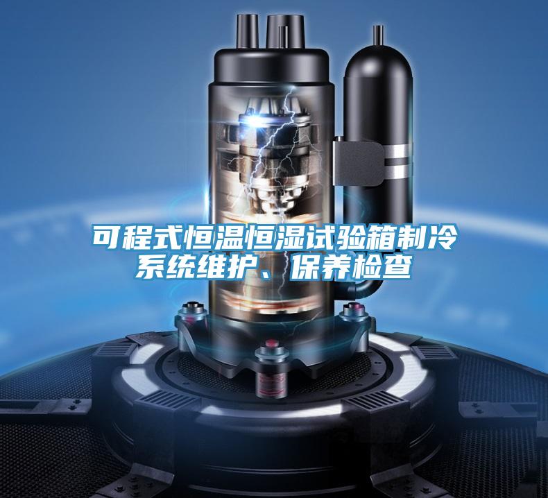 可程式恒溫恒濕試驗箱制冷系統(tǒng)維護(hù)、保養(yǎng)檢查