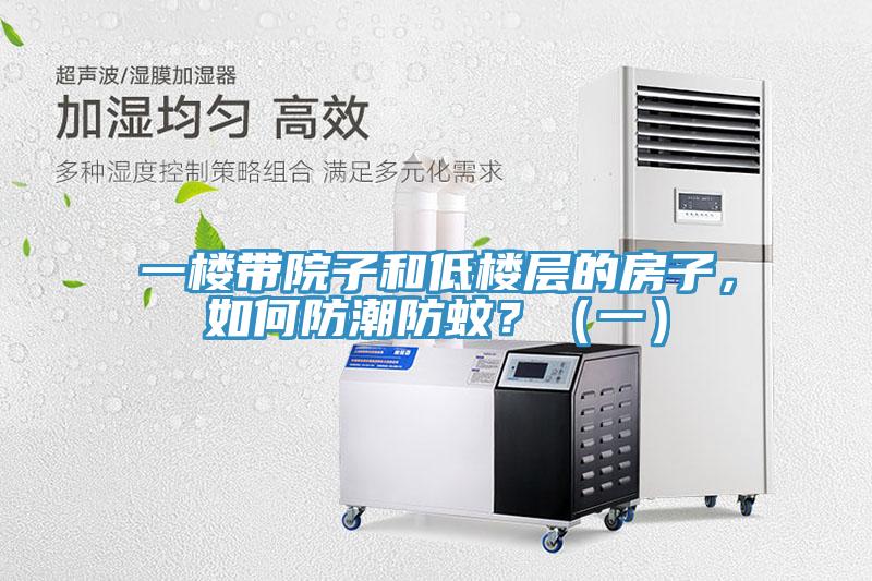 一樓帶院子和低樓層的房子，如何防潮防蚊？（一）