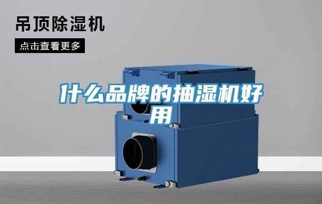 什么品牌的抽濕機好用