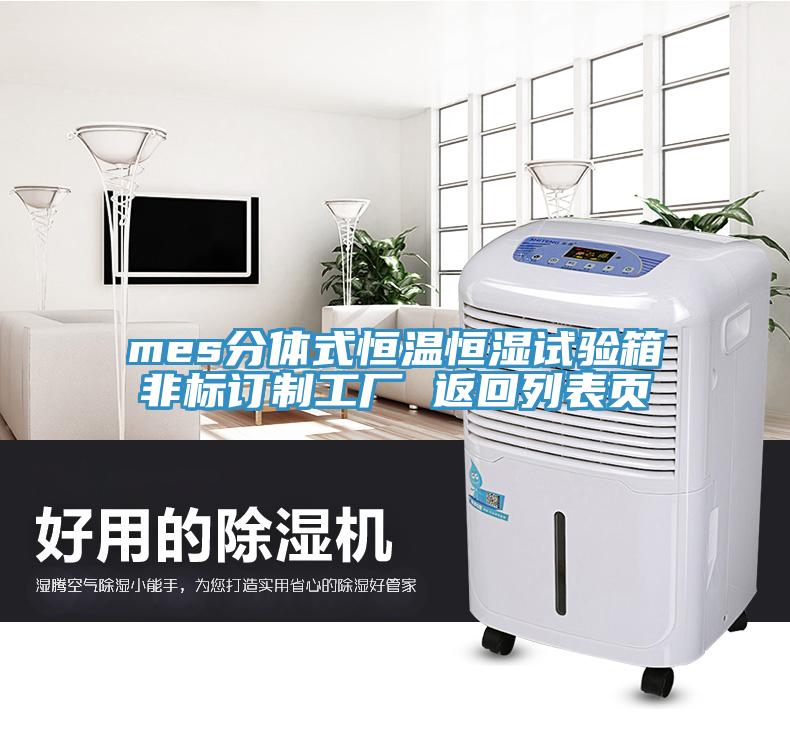 mes分體式恒溫恒濕試驗(yàn)箱非標(biāo)訂制工廠 返回列表頁(yè)