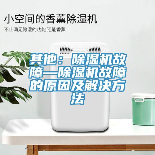 其他：除濕機(jī)故障—除濕機(jī)故障的原因及解決方法