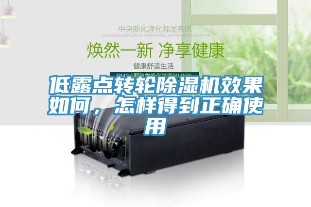 低露點(diǎn)轉(zhuǎn)輪除濕機(jī)效果如何，怎樣得到正確使用