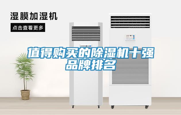 值得購(gòu)買的除濕機(jī)十強(qiáng)品牌排名