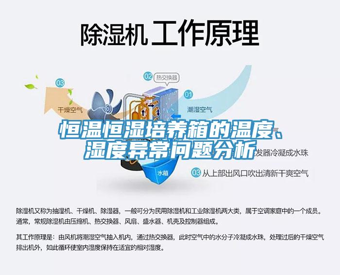 恒溫恒濕培養(yǎng)箱的溫度、濕度異常問題分析