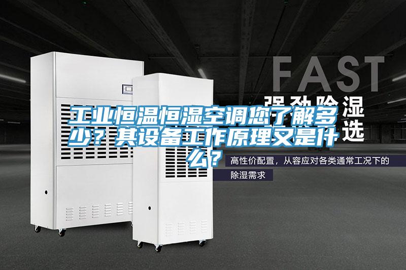 工業(yè)恒溫恒濕空調(diào)您了解多少？其設(shè)備工作原理又是什么？