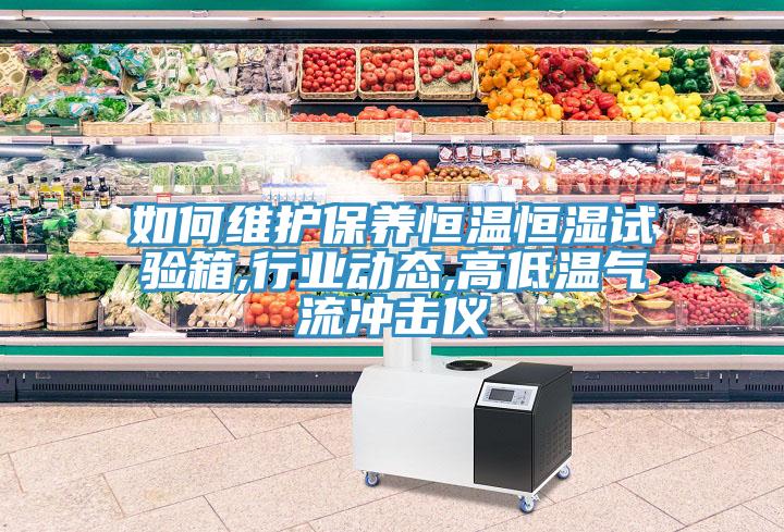 如何維護保養(yǎng)恒溫恒濕試驗箱,行業(yè)動態(tài),高低溫氣流沖擊儀