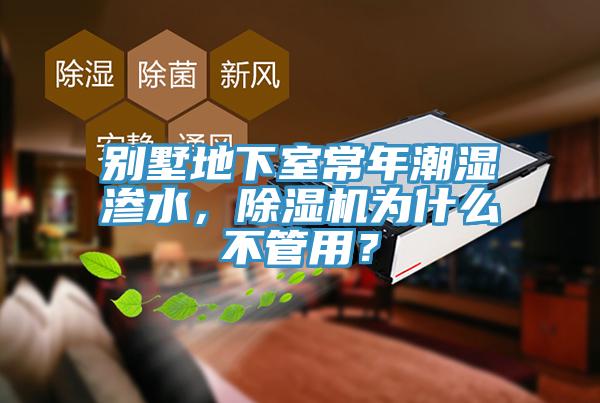 別墅地下室常年潮濕滲水，除濕機(jī)為什么不管用？