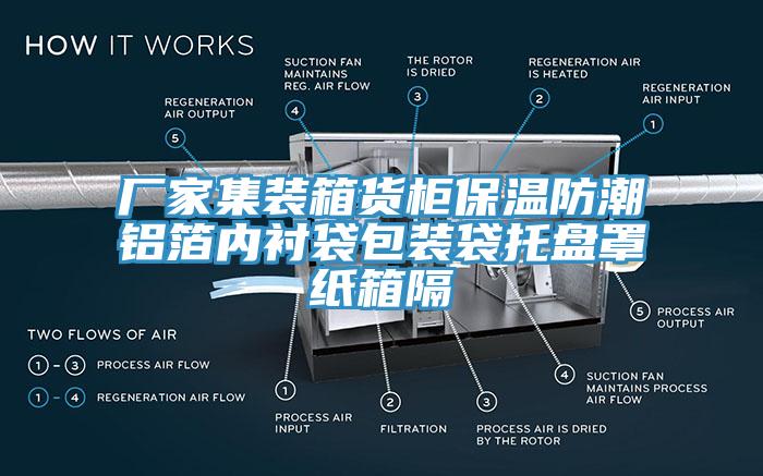 廠家集裝箱貨柜保溫防潮鋁箔內(nèi)襯袋包裝袋托盤罩紙箱隔