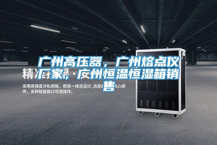廣州高壓器，廣州熔點儀廠家，廣州恒溫恒濕箱銷售