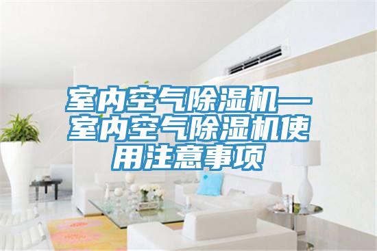 室內(nèi)空氣除濕機(jī)—室內(nèi)空氣除濕機(jī)使用注意事項(xiàng)