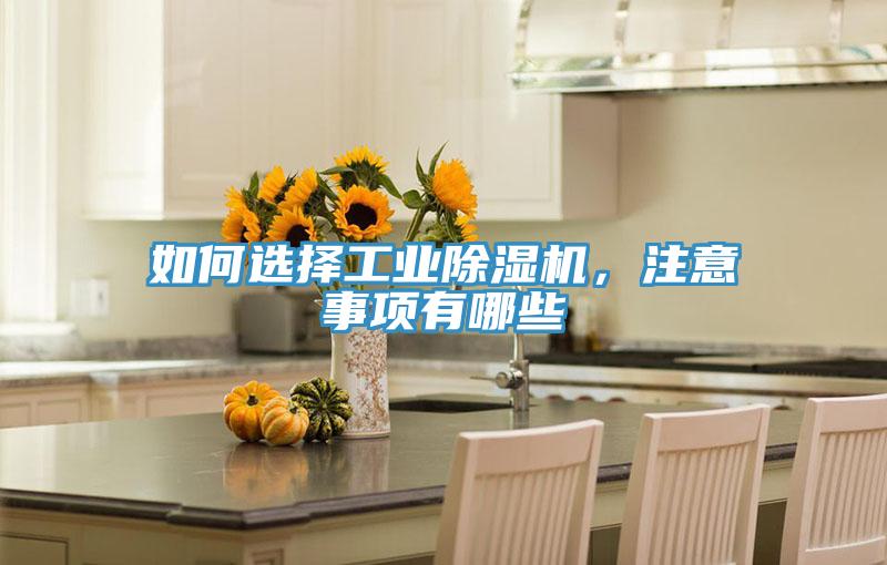 如何選擇工業(yè)除濕機，注意事項有哪些
