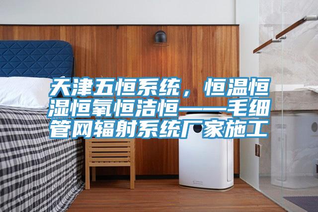 天津五恒系統(tǒng)，恒溫恒濕恒氧恒潔恒——毛細管網(wǎng)輻射系統(tǒng)廠家施工