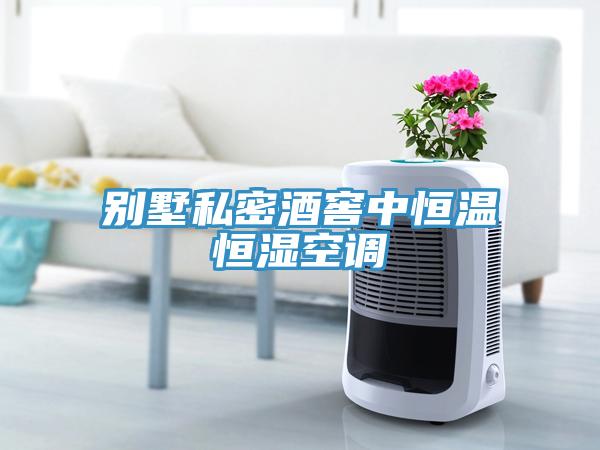 別墅私密酒窖中恒溫恒濕空調(diào)