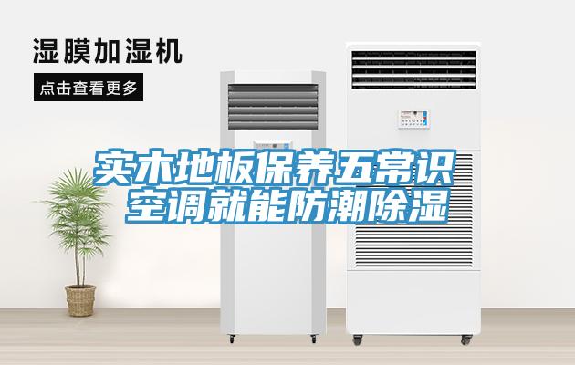 實(shí)木地板保養(yǎng)五常識(shí) 空調(diào)就能防潮除濕
