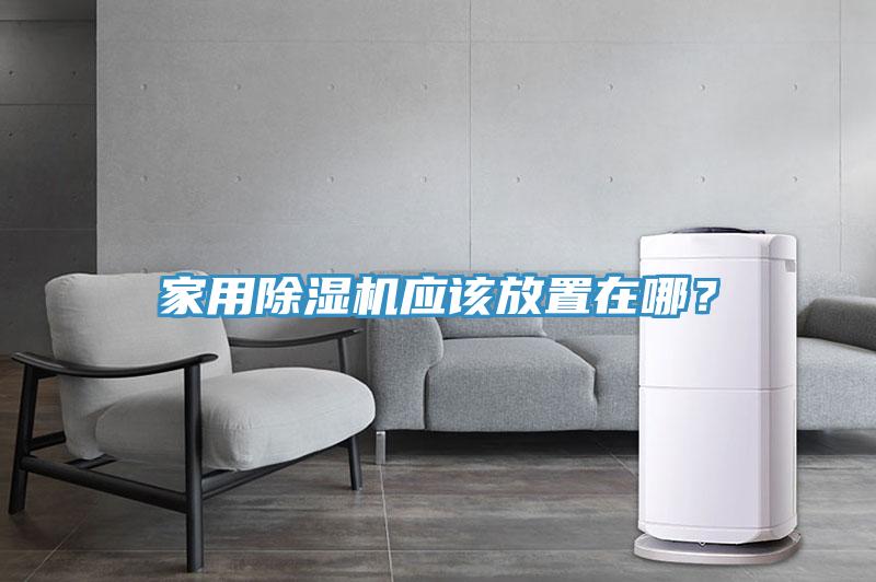 家用除濕機應該放置在哪？