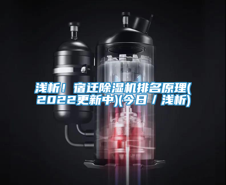 淺析！宿遷除濕機排名原理(2022更新中)(今日／淺析)