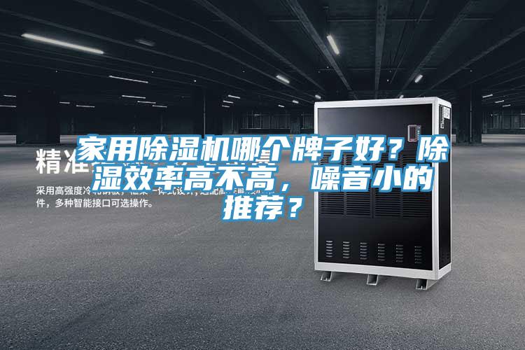 家用除濕機哪個牌子好？除濕效率高不高，噪音小的推薦？