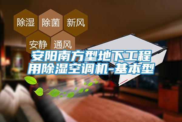 安陽南方型地下工程用除濕空調(diào)機(jī)-基本型
