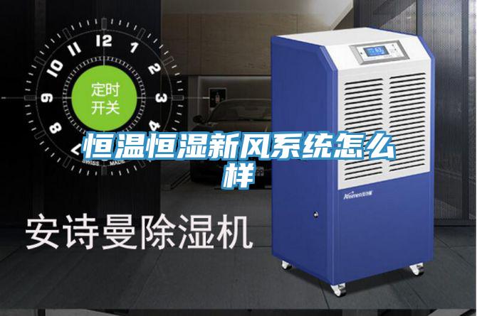 恒溫恒濕新風系統(tǒng)怎么樣