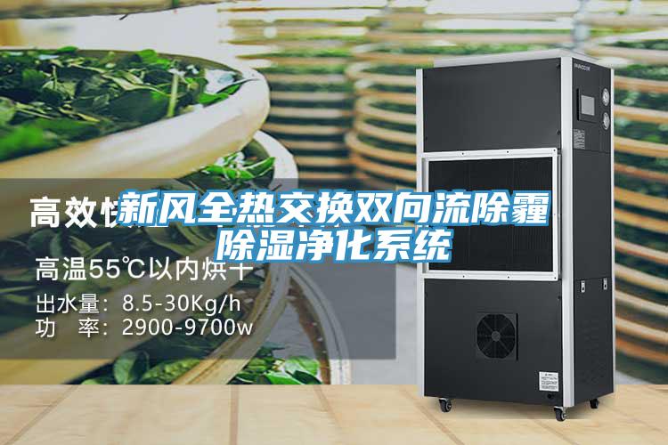 新風全熱交換雙向流除霾除濕凈化系統(tǒng)