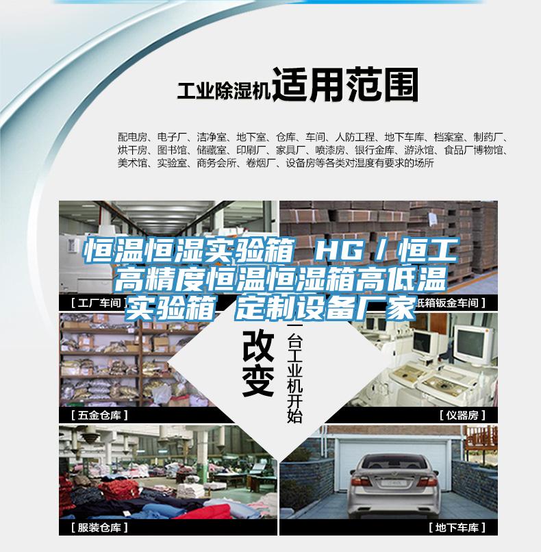恒溫恒濕實驗箱 HG／恒工 高精度恒溫恒濕箱高低溫實驗箱 定制設(shè)備廠家