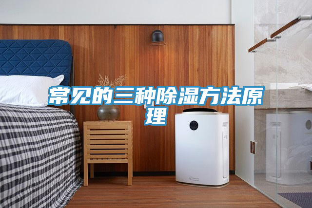 常見的三種除濕方法原理