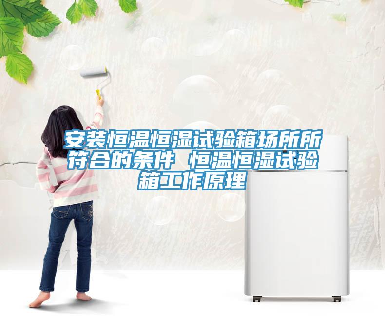 安裝恒溫恒濕試驗(yàn)箱場所所符合的條件 恒溫恒濕試驗(yàn)箱工作原理
