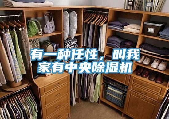 有一種任性，叫我家有中央除濕機(jī)
