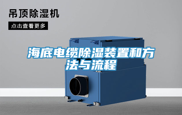 海底電纜除濕裝置和方法與流程