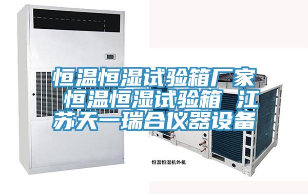 恒溫恒濕試驗(yàn)箱廠家 恒溫恒濕試驗(yàn)箱 江蘇天一瑞合儀器設(shè)備