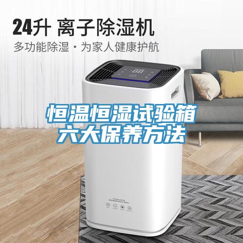 恒溫恒濕試驗(yàn)箱六大保養(yǎng)方法