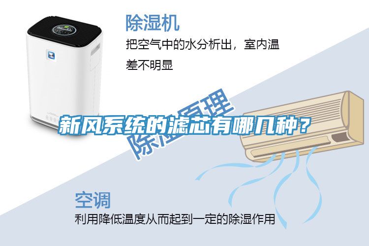 新風系統(tǒng)的濾芯有哪幾種？