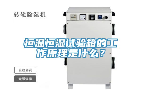 恒溫恒濕試驗(yàn)箱的工作原理是什么？