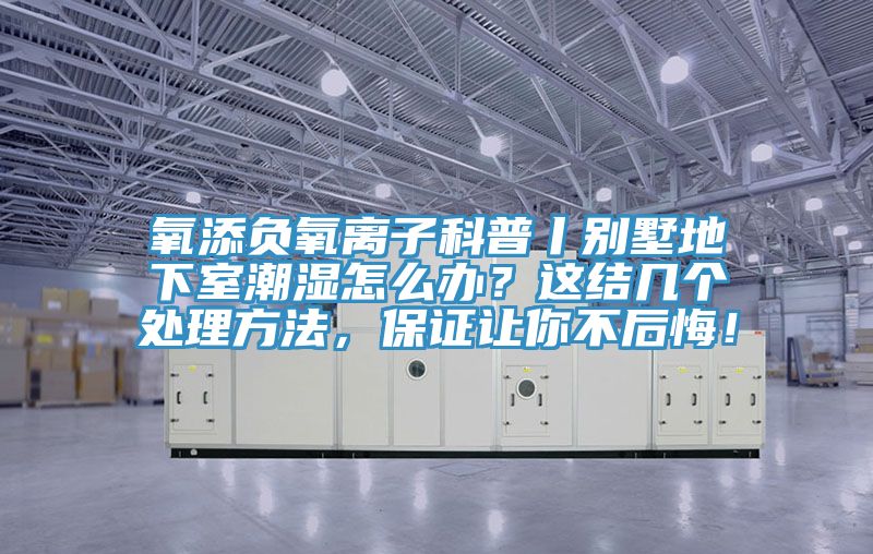 氧添負(fù)氧離子科普丨別墅地下室潮濕怎么辦？這結(jié)幾個(gè)處理方法，保證讓你不后悔！