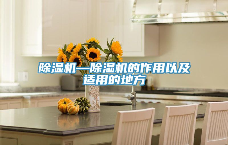 除濕機(jī)—除濕機(jī)的作用以及適用的地方